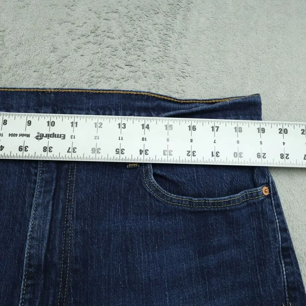 Levi's Jeans Mens 38x29 Blue 505 Straight Regular Fit Denim Dark Wash